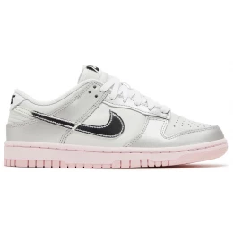 Кроссовки Nike Dunk Low LX Metallic Silver Pink Foam
