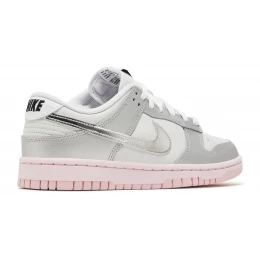 Кроссовки Nike Dunk Low LX Metallic Silver Pink Foam