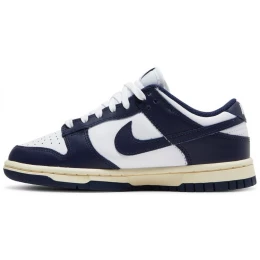 Кроссовки Nike Dunk Low White Vintage Navy