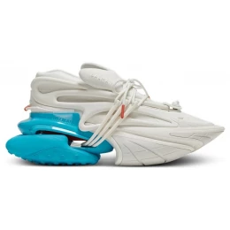 Balmain Unicorn Low White Blue