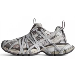 Balenciaga 3XL Extreme Lace Sneaker Worn-Out Brown Grey