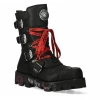 Ботинки New Rock M-373MTL-C1 Black Red Ranger Collection