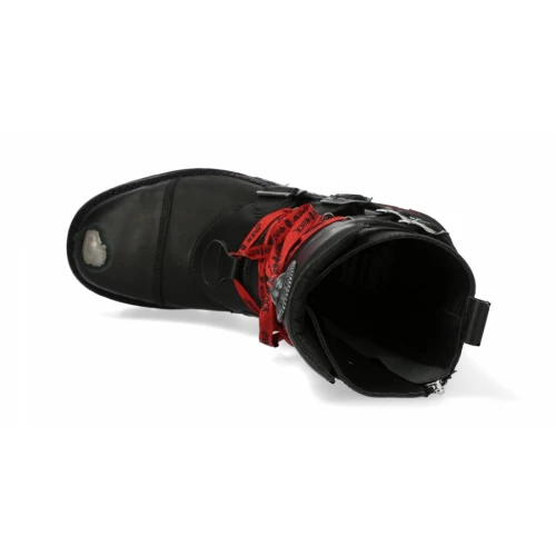 Ботинки New Rock M-373MTL-C1 Black Red Ranger Collection