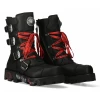 Ботинки New Rock M-373MTL-C1 Black Red Ranger Collection