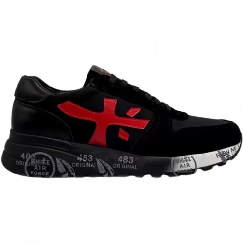 Кроссовки Premiata Mick Black Red