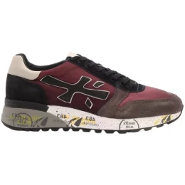 Кроссовки Premiata Mick Combined Burgundy
