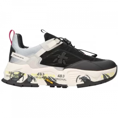 Кроссовки Premiata Cross Black White