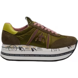 Кроссовки Premiata Beth Green Pink