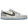 Кроссовки Nike x Dior Air Jordan 1 Retro Low Grey