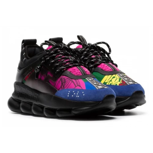 Кроссовки Versace Chain Reaction 2 Chainz Black Multicolor