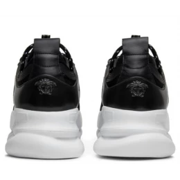 Кроссовки Versace Chain Reaction Black White
