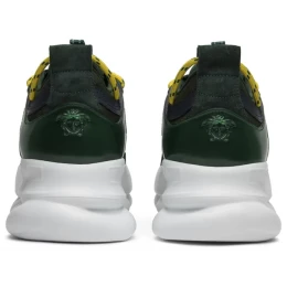 Кроссовки Versace Chain Reaction Green Wool