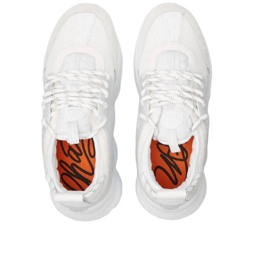 Кроссовки Versace Chain Reaction White