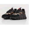 Кроссовки Versace Chain Reaction Black Canvas