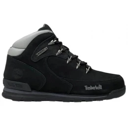 Полуботинки Timberland Euro Sprint 2 Hiker Black Grey с мехом