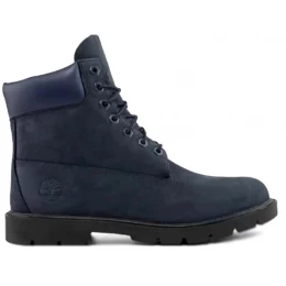 Ботинки Timberland 6 Inch Dark Blue с мехом