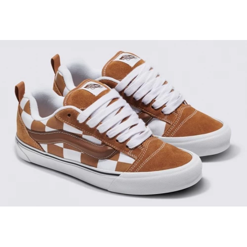 Кеды Vans Knu Skool Mega Check Brown
