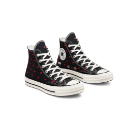 Кеды Converse Chuck Taylor 70 High Embroidered Lips Black