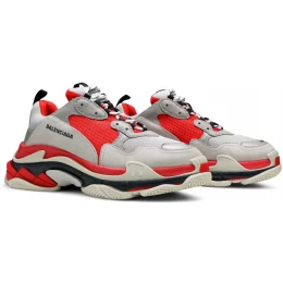 Кроссовки Balenciaga Triple S Trainer Grey Red