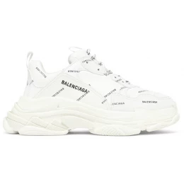 Кроссовки Balenciaga Triple S Trainer Allover Logo White