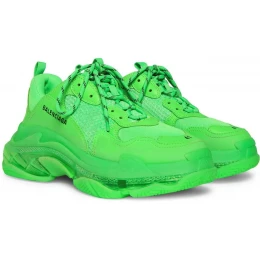 Кроссовки Balenciaga Triple S Clear Sole Neon Green