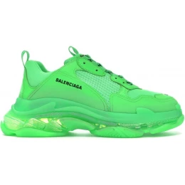 Кроссовки Balenciaga Triple S Clear Sole Neon Green