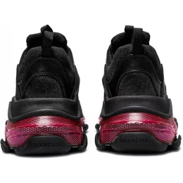 Кроссовки Balenciaga Triple S Clear Sole Black Pink Neon