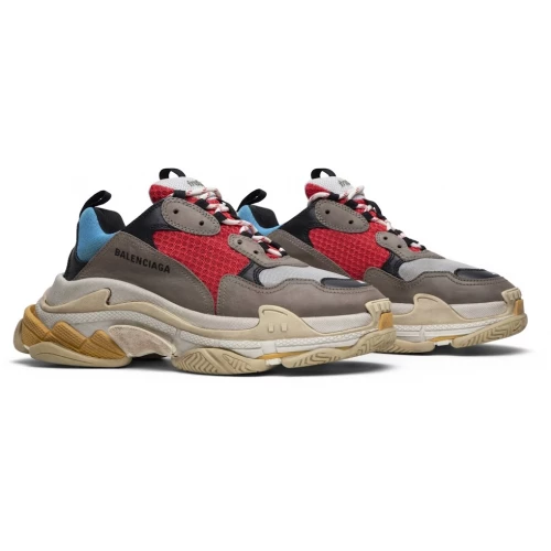 Кроссовки Balenciaga Triple S Blue Red