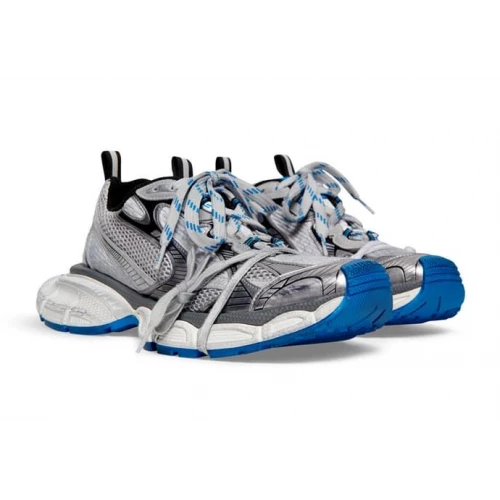 Balenciaga 3XL Worn-Out Grey Blue