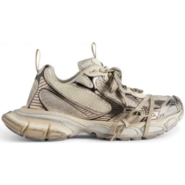 Кроссовки Balenciaga 3XL Worn-Out Ivory Metallic Old