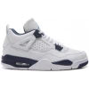 Кроссовки Nike Air Jordan 4 Retro White Dark Blue