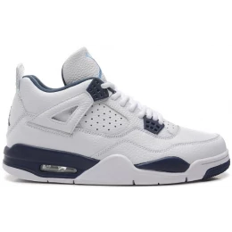 Кроссовки Nike Air Jordan 4 Retro White Dark Blue