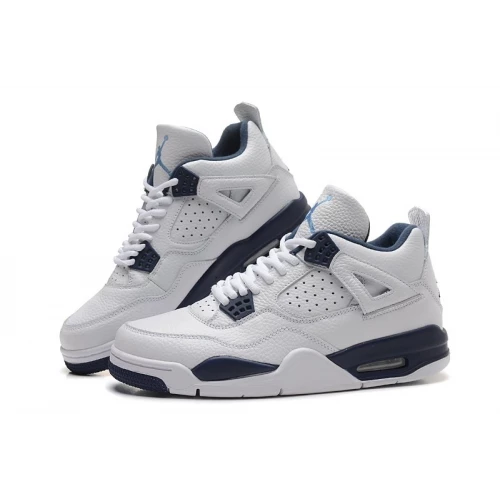 Кроссовки Nike Air Jordan 4 Retro White Dark Blue