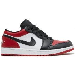 Кроссовки Nike Air Jordan 1 Low Bred Toe