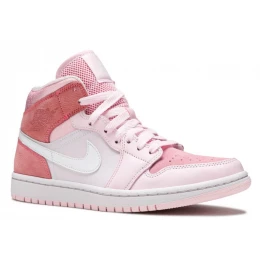 Кроссовки Nike Air Jordan 1 Mid Digital Pink