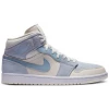 Кроссовки Nike Air Jordan 1 Mid Sail Light Blue