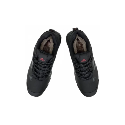 Кроссовки Adidas Terrex Climaproof Black Grey Short зимние на меху