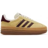 Adidas Gazelle Bold Almost Yellow Maroon