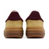 Adidas Gazelle Bold Almost Yellow Maroon