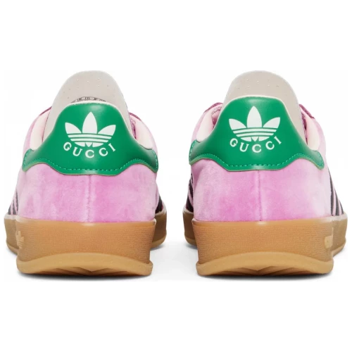Кроссовки Adidas Originals Gazelle x Gucci Pink Velvet