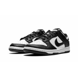 Кроссовки Nike SB Dunk Low Panda Black White зимние на меху
