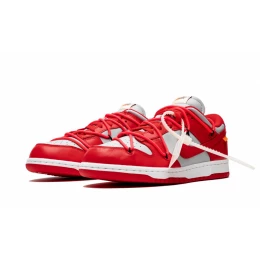 Кроссовки Nike SB Dunk Low Off-White University Red