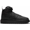 Кроссовки Nike Air Force 1 Mid Gore Tex All Black зимние на меху