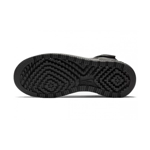 Кроссовки Nike Air Force 1 Mid Gore Tex All Black зимние на меху