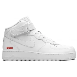 Кроссовки Nike Air Force 1 Mid Supreme Mini Box Logo White