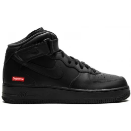 Кроссовки Nike Air Force 1 Mid Supreme Mini Box Logo Black