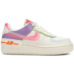 Кроссовки Nike Air Force 1 Low Shadow Double Swoosh Sail Pink Purple