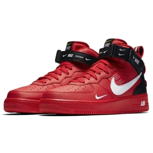 Кроссовки Nike Air Force 1 07 Mid LV8 Utility Red Black