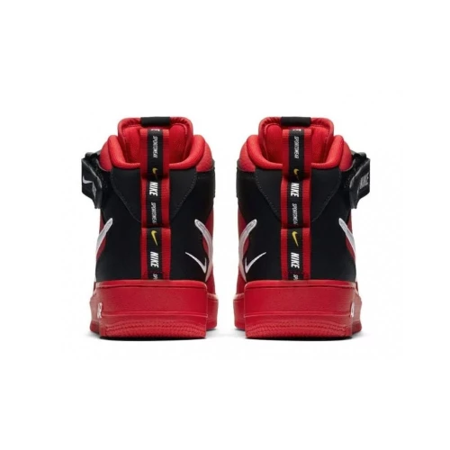 Кроссовки Nike Air Force 1 07 Mid LV8 Utility Red Black