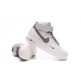 Кроссовки Nike Air Force 1 07 LV8 Mid White Grey с мехом